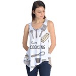 I Love Cooking Baking Utensils Knife Sleeveless Tunic