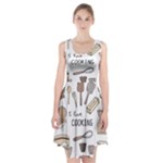 I Love Cooking Baking Utensils Knife Racerback Midi Dress
