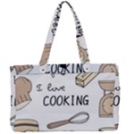 I Love Cooking Baking Utensils Knife Canvas Work Bag
