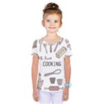 I Love Cooking Baking Utensils Knife Kids  One Piece T-Shirt