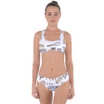 I Love Cooking Baking Utensils Knife Criss Cross Bikini Set