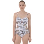 I Love Cooking Baking Utensils Knife Sweetheart Tankini Set