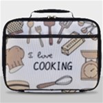I Love Cooking Baking Utensils Knife Full Print Lunch Bag