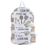 I Love Cooking Baking Utensils Knife Foldable Lightweight Backpack
