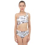 I Love Cooking Baking Utensils Knife Spliced Up Two Piece Swimsuit