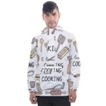 I Love Cooking Baking Utensils Knife Men s Front Pocket Pullover Windbreaker
