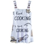 I Love Cooking Baking Utensils Knife Kids  Layered Skirt Swimsuit