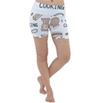 I Love Cooking Baking Utensils Knife Lightweight Velour Yoga Shorts