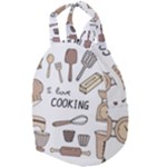 I Love Cooking Baking Utensils Knife Travel Backpack