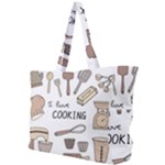 I Love Cooking Baking Utensils Knife Simple Shoulder Bag