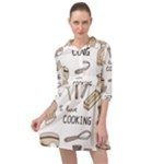 I Love Cooking Baking Utensils Knife Mini Skater Shirt Dress