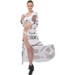 I Love Cooking Baking Utensils Knife Maxi Chiffon Beach Wrap