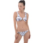 I Love Cooking Baking Utensils Knife Ring Detail Crop Bikini Set