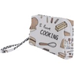 I Love Cooking Baking Utensils Knife Wristlet Pouch Bag (Small)