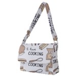 I Love Cooking Baking Utensils Knife Full Print Messenger Bag (M)