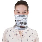 I Love Cooking Baking Utensils Knife Face Covering Bandana (Adult)