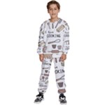 I Love Cooking Baking Utensils Knife Kids  Sweatshirt set