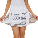 I Love Cooking Baking Utensils Knife Women s Skort