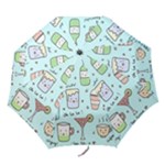 Drinks Cocktails Doodle Coffee Folding Umbrellas