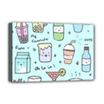 Drinks Cocktails Doodle Coffee Deluxe Canvas 18  x 12  (Stretched)