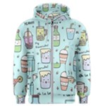 Drinks Cocktails Doodle Coffee Men s Zipper Hoodie