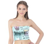 Drinks Cocktails Doodle Coffee Tube Top