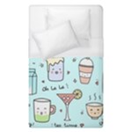 Drinks Cocktails Doodle Coffee Duvet Cover (Single Size)