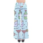 Drinks Cocktails Doodle Coffee So Vintage Palazzo Pants