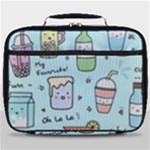 Drinks Cocktails Doodle Coffee Full Print Lunch Bag