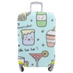 Drinks Cocktails Doodle Coffee Luggage Cover (Medium)
