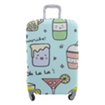 Drinks Cocktails Doodle Coffee Luggage Cover (Small)