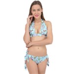 Drinks Cocktails Doodle Coffee Tie It Up Bikini Set