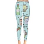 Drinks Cocktails Doodle Coffee Inside Out Leggings