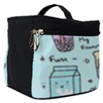 Drinks Cocktails Doodle Coffee Make Up Travel Bag (Small)