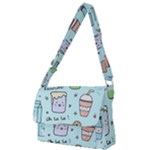 Drinks Cocktails Doodle Coffee Full Print Messenger Bag (S)
