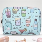Drinks Cocktails Doodle Coffee Make Up Pouch (Medium)