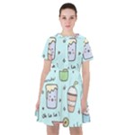 Drinks Cocktails Doodle Coffee Sailor Dress