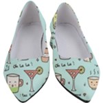 Drinks Cocktails Doodle Coffee Women s Block Heels 