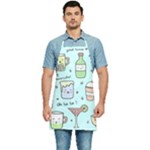 Drinks Cocktails Doodle Coffee Kitchen Apron