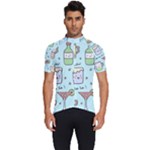 Drinks Cocktails Doodle Coffee Men s Short Sleeve Cycling Jersey