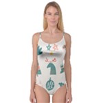 Reindeer Stars Socks Stick Camisole Leotard 