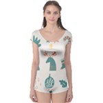 Reindeer Stars Socks Stick Boyleg Leotard 