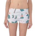 Reindeer Stars Socks Stick Boyleg Bikini Bottoms