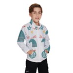 Reindeer Stars Socks Stick Kids  Windbreaker