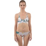 Reindeer Stars Socks Stick Wrap Around Bikini Set