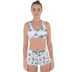 Reindeer Stars Socks Stick Racerback Boyleg Bikini Set