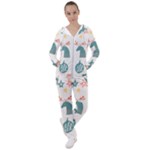 Reindeer Stars Socks Stick Women s Tracksuit