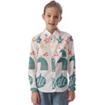 Reindeer Stars Socks Stick Kids  Long Sleeve Shirt