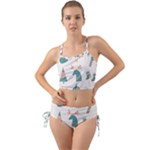 Reindeer Stars Socks Stick Mini Tank Bikini Set