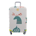 Reindeer Stars Socks Stick Luggage Cover (Small)